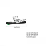 Car Rear Left Glass Lift Power Window Regulator 51357140589 for BMW 325i / 325Xi / 328i - Image 5