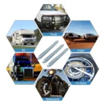 5 in 1 Car / Motorcycle 12 inch Tire Repair Lifting Tool Pry Bar Lever with Red Tire Protector - Image 6