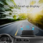C1 OBD2 + GPS Mode Car HUD Head-up Display Compass / Speed / Water Temperature / Voltage Display / Speed Alarm / Fault Alarm - Image 3