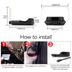 C2 Car HUD Head-up Display GPS Digital Meter Water Temperature / Voltage / Speed - Image 7