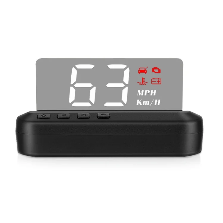EDA009301.webp C100 Car HUD Head-up Display OBD2 Fault Code Elimination Overspeed / Fault Alarm - Image 1
