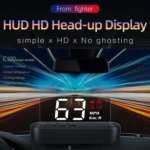 C100 Car HUD Head-up Display OBD2 Fault Code Elimination Overspeed / Fault Alarm - Image 7