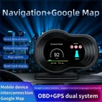 F9 OBD2 + GPS Mode Car HUD Head-up Display Speed / Water Temperature / Voltage Display - Image 4