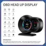 F9 OBD2 + GPS Mode Car HUD Head-up Display Speed / Water Temperature / Voltage Display - Image 8
