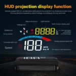 M16 Car HUD Head-up Display GPS Speed Meter Speed / Voltage - Image 3