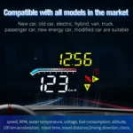 M17 Car HUD Head-up Display GPS Speed Meter Car OBD2 Diagnostic Tool - Image 2
