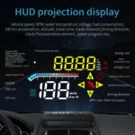 M17 Car HUD Head-up Display GPS Speed Meter Car OBD2 Diagnostic Tool - Image 3