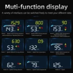 M17 Car HUD Head-up Display GPS Speed Meter Car OBD2 Diagnostic Tool - Image 5