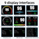 P11 OBD2 + GPS Mode Car HUD Head-up Display Water Temperature / Vehicle Speed / Voltage / Fuel Consumption Display, Speed Alarm - Image 6