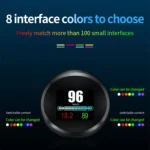 P11 OBD2 + GPS Mode Car HUD Head-up Display Water Temperature / Vehicle Speed / Voltage / Fuel Consumption Display, Speed Alarm - Image 7