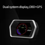 P17 Car HUD Head-up Display GPS Speed Meter Car OBD2 Fault Elimination Code - Image 12