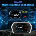 P17 Car HUD Head-up Display GPS Speed Meter Car OBD2 Fault Elimination Code - Image 13