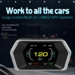 P17 Car HUD Head-up Display GPS Speed Meter Car OBD2 Fault Elimination Code - Image 5