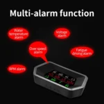 P17 Car HUD Head-up Display GPS Speed Meter Car OBD2 Fault Elimination Code - Image 10