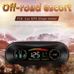 P18 GPS Car HUD Head-up Display Vehicle Speed / Voltage / Mileage - Image 2