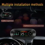P18 GPS Car HUD Head-up Display Vehicle Speed / Voltage / Mileage - Image 8