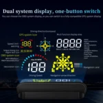 Q10 Car HUD Head-up Display GPS Speed Meter - Image 5