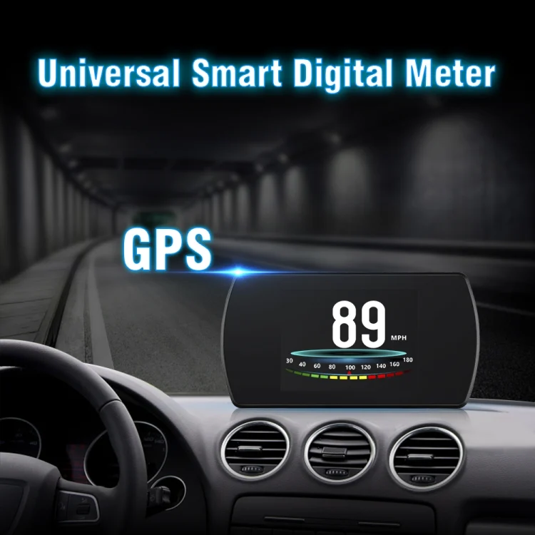 EDA009325_1.webp T800 Car HUD Head-up Display GPS Speed Display Speed / Voltage Alarm Altitude Display - Image 2