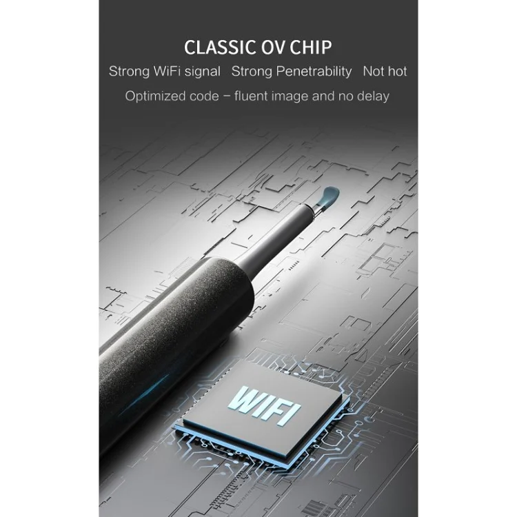 EDA00945901_B11.webp Bebird C3 Pro 2.4G 3.5mm Wireless Wifi High-definition Visual Ear Spoon 3 Million Pixels Out Ear Visual Ear Spoon - Image 12