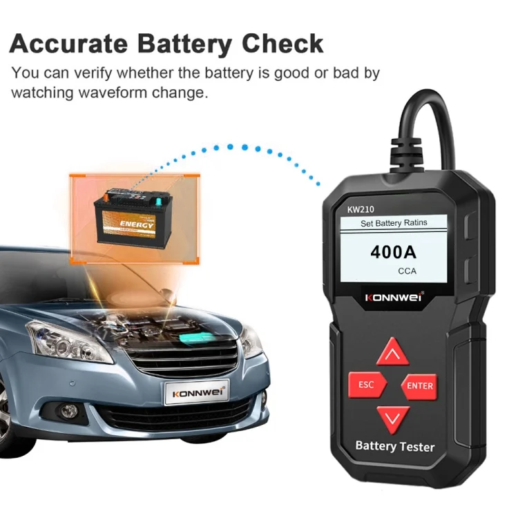 EDA009473_7.webp KONNWEI KW210 Car Battery Test Battery Capacity Resistance Battery Detector - Image 8