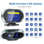 KONNWEI KW206 2 in 1 OBDII / EOBD12V Car Fault Scanner + 3.5 inch LCD Monitor - Image 12