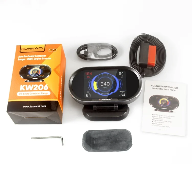 EDA009475_13.webp KONNWEI KW206 2 in 1 OBDII / EOBD12V Car Fault Scanner + 3.5 inch LCD Monitor - Image 14
