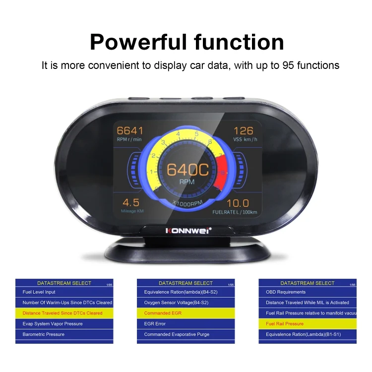 EDA009475_8.webp KONNWEI KW206 2 in 1 OBDII / EOBD12V Car Fault Scanner + 3.5 inch LCD Monitor - Image 9