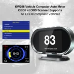 KONNWEI KW206 2 in 1 OBDII / EOBD12V Car Fault Scanner + 3.5 inch LCD Monitor - Image 10