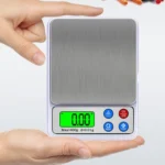 MH-555 600g x 0.01g High Accuracy Digital Electronic Portable Kitchen Scale Balance Device with 2.2 inch LCD Screen - Image 4