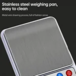 MH-555 600g x 0.01g High Accuracy Digital Electronic Portable Kitchen Scale Balance Device with 2.2 inch LCD Screen - Image 6