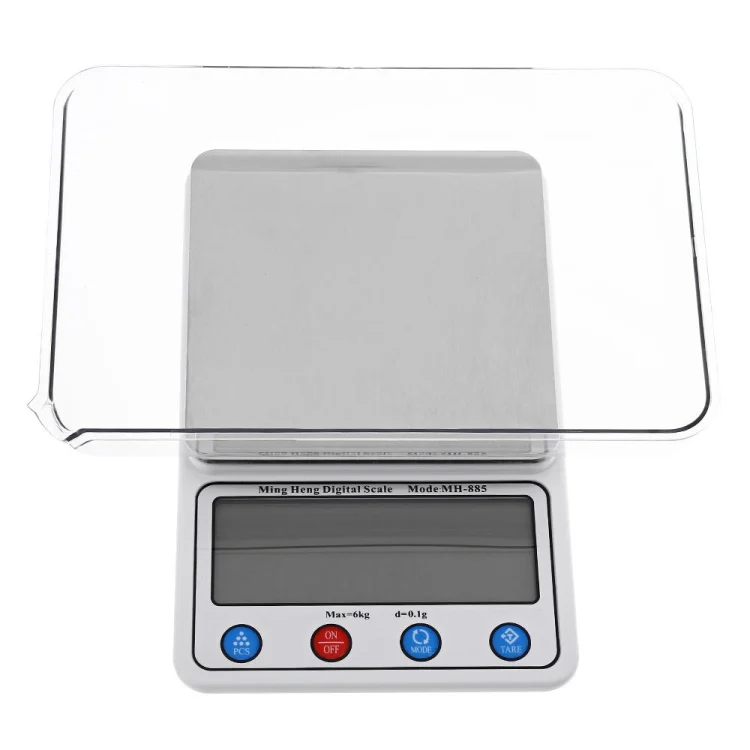 EDS2031_1.webp MH-885 6Kg x 0.1g High Accuracy Digital Electronic Portable Kitchen Scale Balance Device with 4.5 inch LCD Screen - Image 2