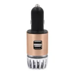 2 in 1 Car Negative-ion Aromatherapy Air Purifier Humidifier + Dual USB Port Car Charger - Image 2
