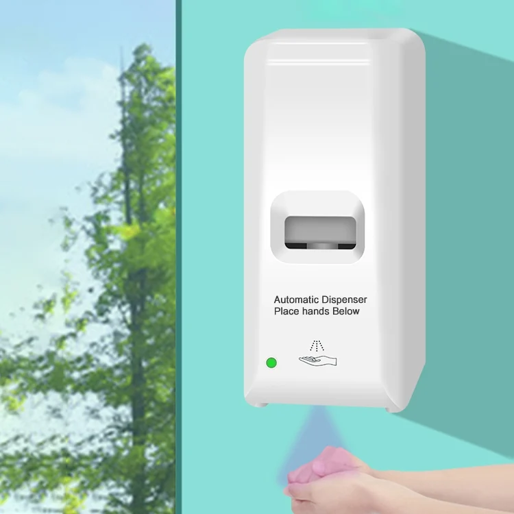 EPP1812.webp 1000ml Wall-mounted Touchless Automatic Infrared Sensor Alcohol Liquid Spray Sanitizer Sterilization Dispenser - Image 1