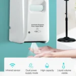 1000ml Wall-mounted Touchless Automatic Infrared Sensor Alcohol Liquid Spray Sanitizer Sterilization Dispenser - Image 3