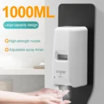 1000ml Wall-mounted Touchless Automatic Infrared Sensor Alcohol Liquid Spray Sanitizer Sterilization Dispenser - Image 5