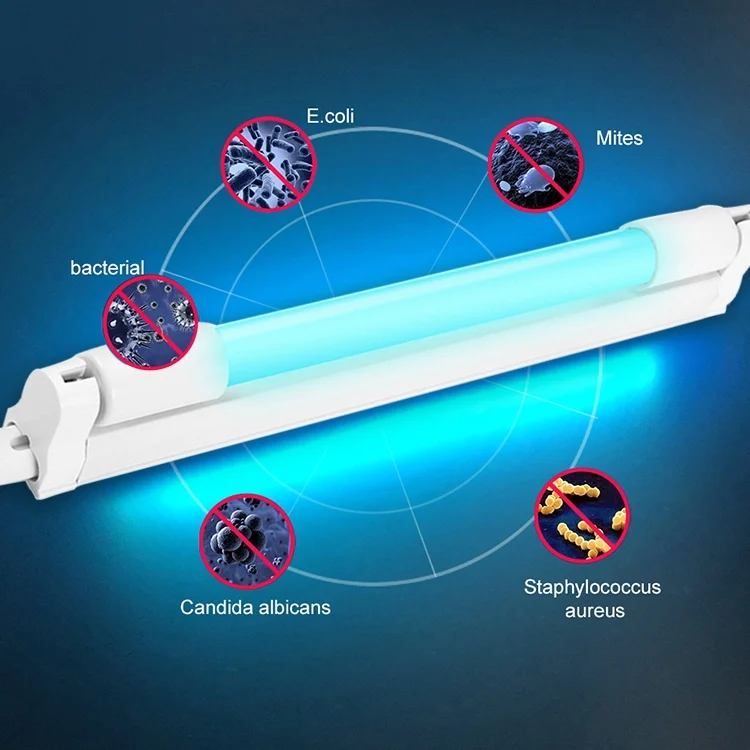 EPP1842US_4.webp 110V 8W Ozone Quartz UV Disinfection Light Portable UVC Anti-virus Sterilization Lamp - Image 5