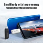 8 Pin Ultra Portable Germicidal Lights Smartphone UV Sanitizer - Image 3