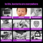 8 Pin Ultra Portable Germicidal Lights Smartphone UV Sanitizer - Image 8