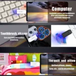 8 Pin Ultra Portable Germicidal Lights Smartphone UV Sanitizer - Image 10