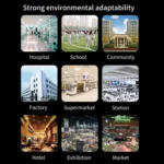 Rehabor A Handsfree Non-contact Body Light-sensitive Distance Sensor Thermometer + 450ml Automatic Non-contact Liquid Soap Spraying Dispenser with Base Mount - Image 10