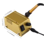 BAKU BK-938 AC 220V 1-18W Mini Thermostatic Soldering Station Electric Iron, EU Plug (Random Color Delivery) - Image 5