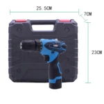 VOTO 16.8V Stepless Speed Regulation Rechargeable Hand Drill Set Electric Drill Power Tools with LED Light, AC 220V, US Plug, Random Color Delivery - Image 7