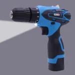 VOTO 16.8V Stepless Speed Regulation Rechargeable Hand Drill Set Electric Drill Power Tools with LED Light, AC 220V, US Plug, Random Color Delivery - Image 3