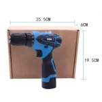 VOTO 16.8V Stepless Speed Regulation Rechargeable Hand Drill Set Electric Drill Power Tools with LED Light, AC 220V, US Plug, Random Color Delivery - Image 7