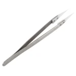 TC-14 Stainless Steel High Temperature Resistance Ceramic Tip Tweezers - Image 2