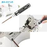 JAKEMY JM-8154 6 in 1 Model Screwdriver Set with 65mm S-2 Precision Bits(Cross 3.0, Hexagon H1.5 & H2.0 & H2.5 & H3.0) - Image 8