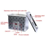 BAKU BK-3050 35W / 50W Adjustable 0.8L LCD Display Ultrasonic Cleaner, AC 110V - Image 5