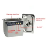 BAKU BK-3550 35W / 50W Adjustable 0.8L LCD Display Ultrasonic Cleaner, AC 220V, EU Plug - Image 6