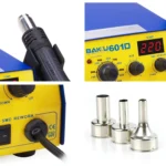 BAKU BK-601D AC 110V LED Display 2 in 1 Hot Air Gun Soldering Iron Soldering Station - Image 10