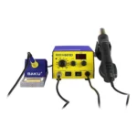 BAKU BK-601D AC 220V LED Display 2 in 1 Hot Air Gun Soldering Iron Soldering Station - Image 2
